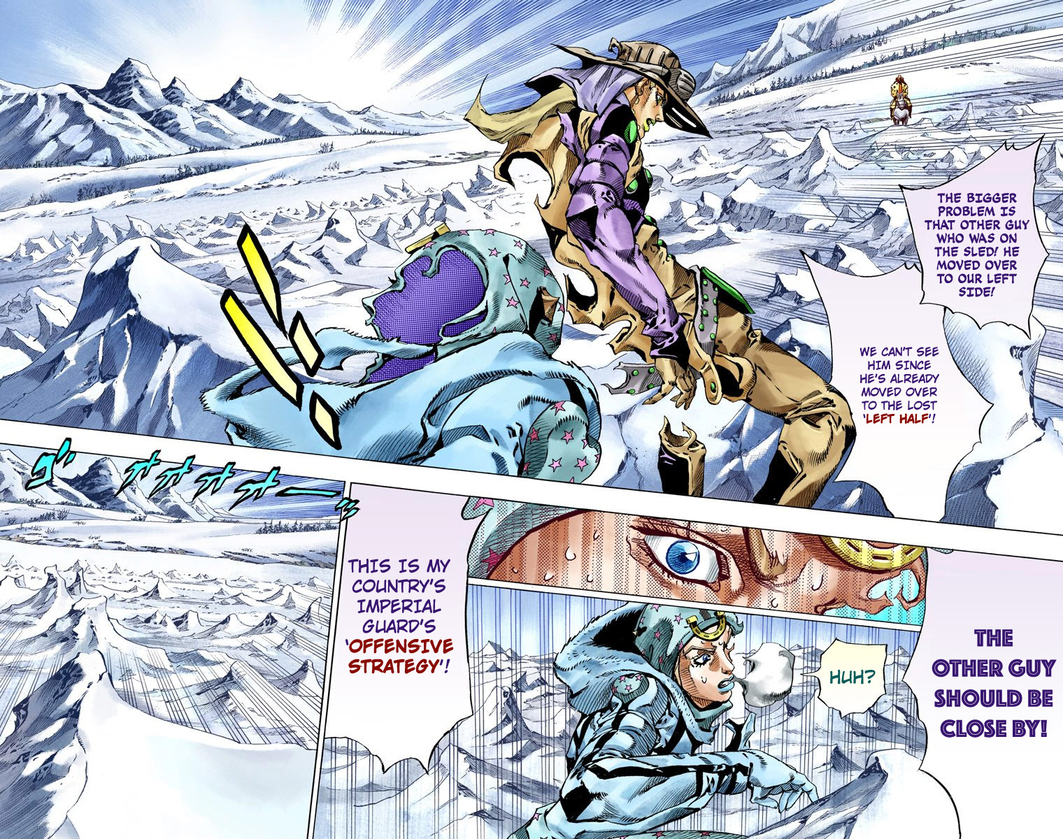 JoJo's Bizarre Adventure Steel Ball Run Colored Manga