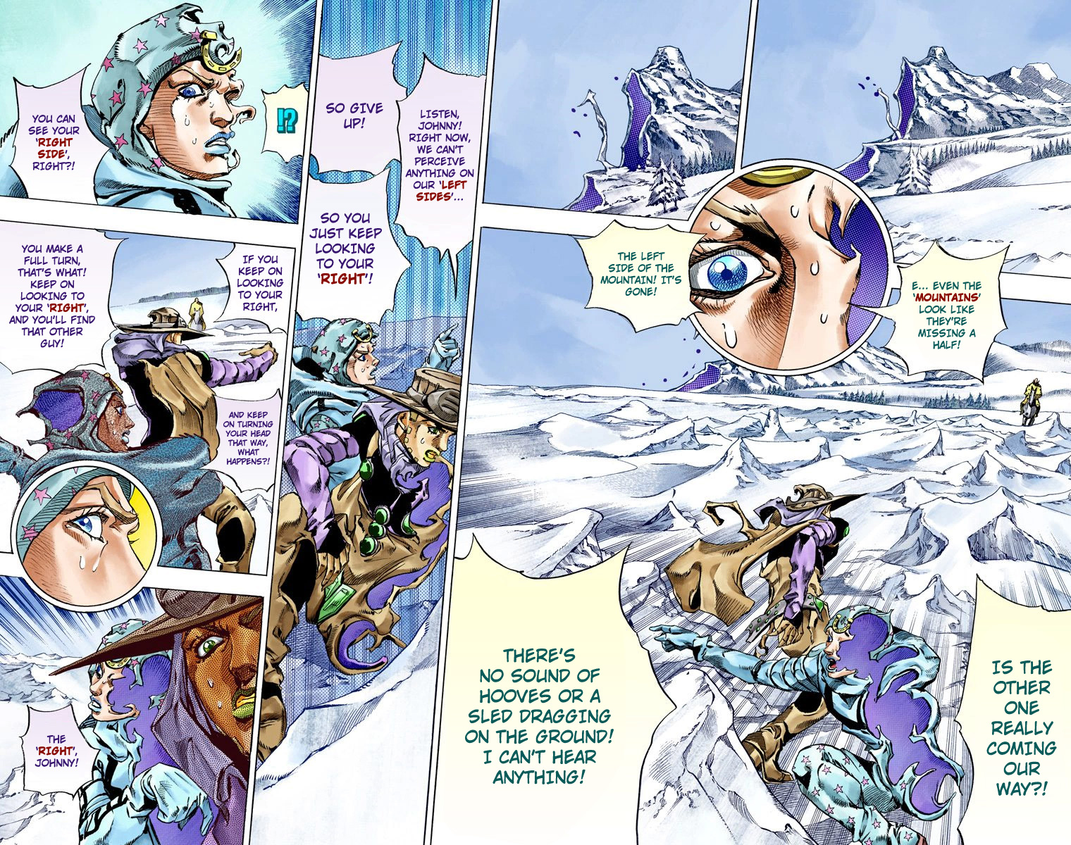 JoJo's Bizarre Adventure Steel Ball Run Colored Manga