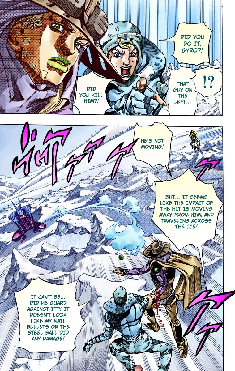 JoJo's Bizarre Adventure Steel Ball Run Colored Manga