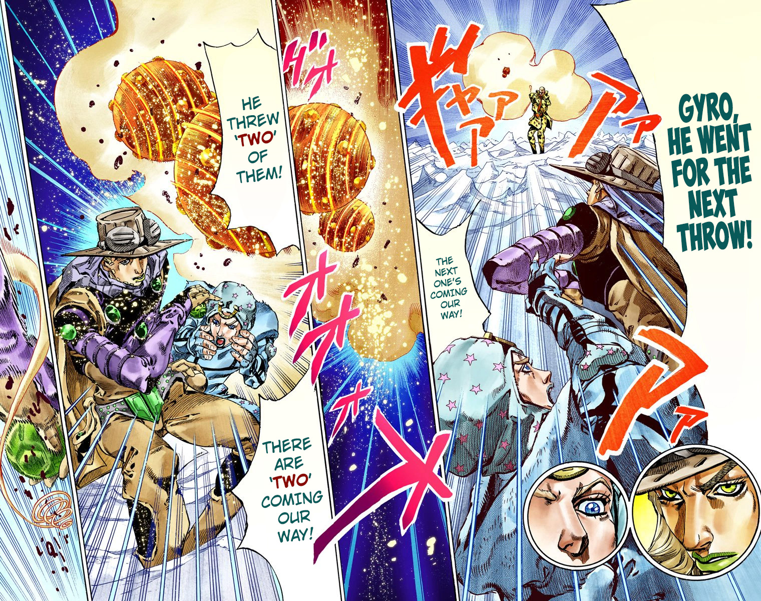 JoJo's Bizarre Adventure Steel Ball Run Colored Manga