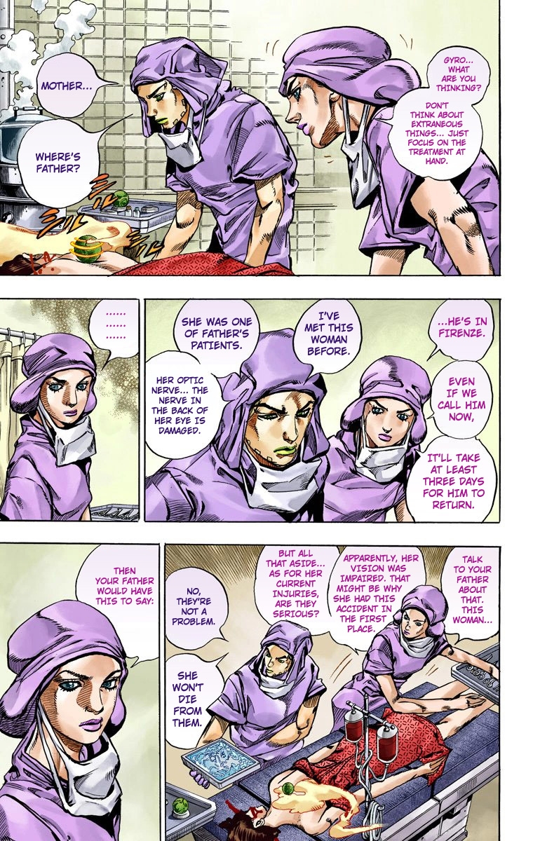 JoJo's Bizarre Adventure Steel Ball Run Colored Manga