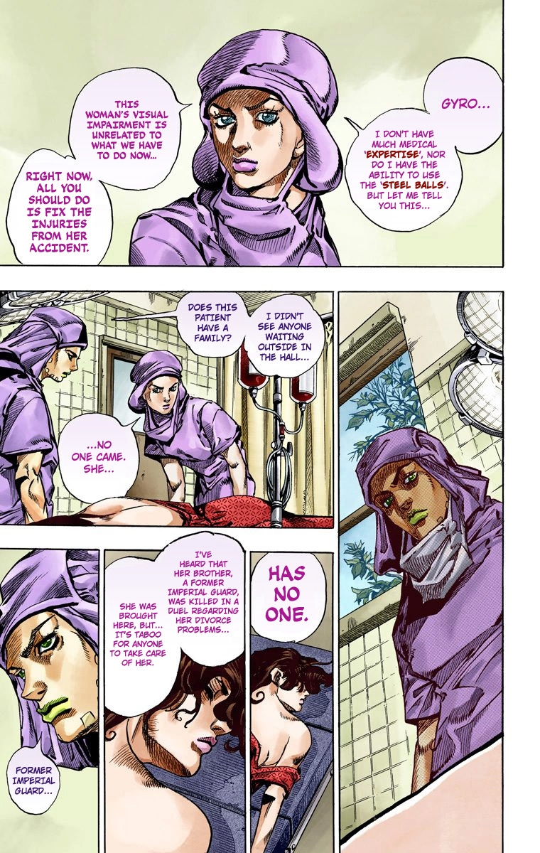 JoJo's Bizarre Adventure Steel Ball Run Colored Manga
