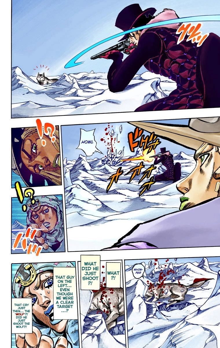 JoJo's Bizarre Adventure Steel Ball Run Colored Manga