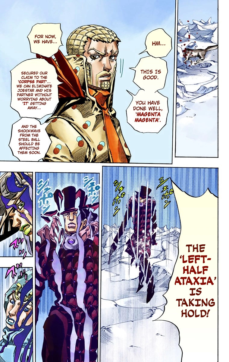 JoJo's Bizarre Adventure Steel Ball Run Colored Manga
