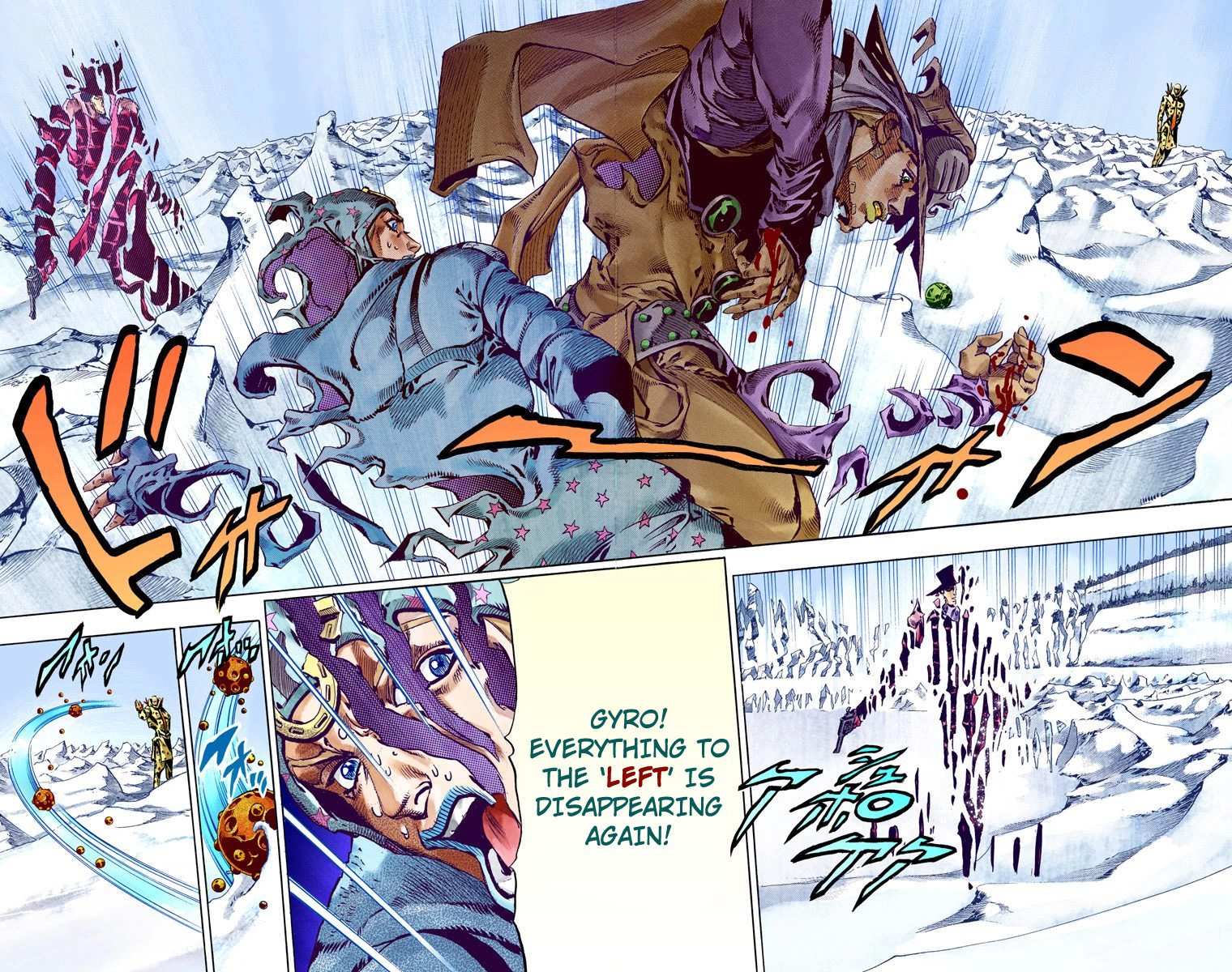JoJo's Bizarre Adventure Steel Ball Run Colored Manga