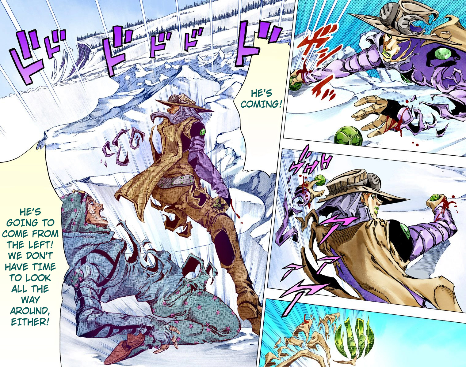 JoJo's Bizarre Adventure Steel Ball Run Colored Manga