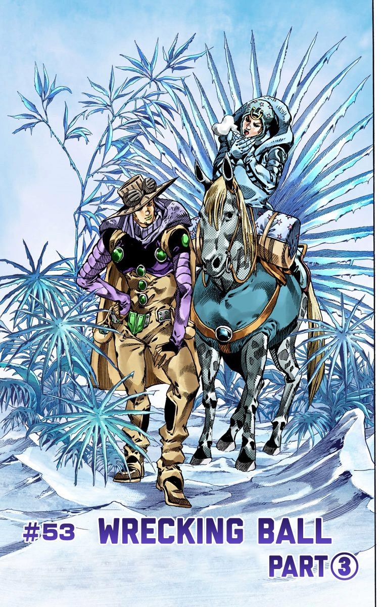 JoJo's Bizarre Adventure Steel Ball Run Colored Manga