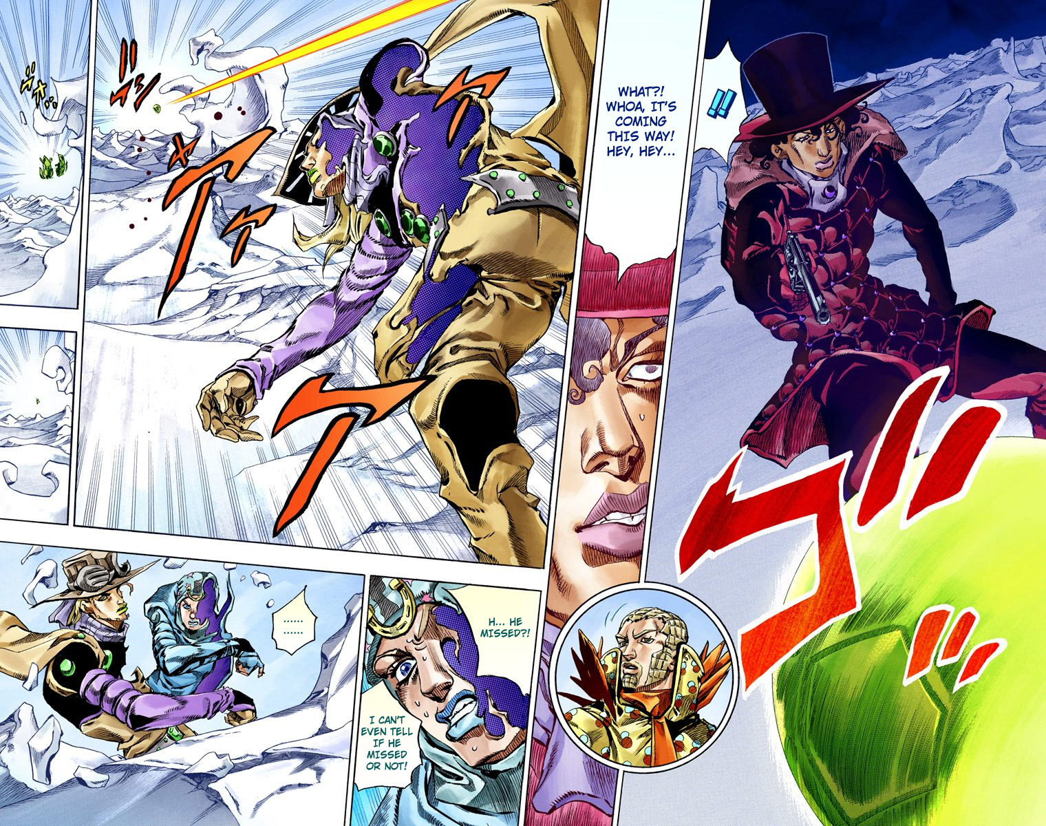 JoJo's Bizarre Adventure Steel Ball Run Colored Manga