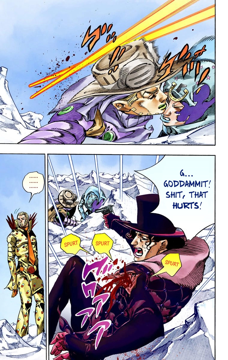 JoJo's Bizarre Adventure Steel Ball Run Colored Manga