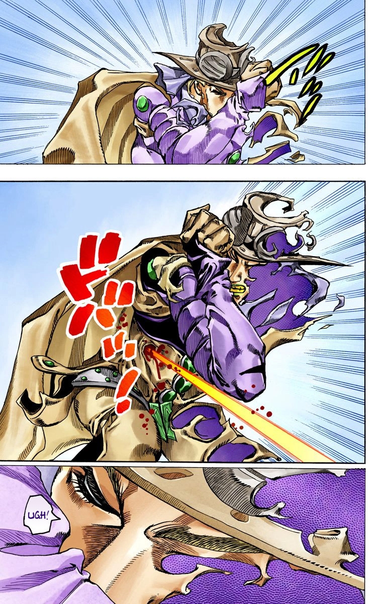 JoJo's Bizarre Adventure Steel Ball Run Colored Manga