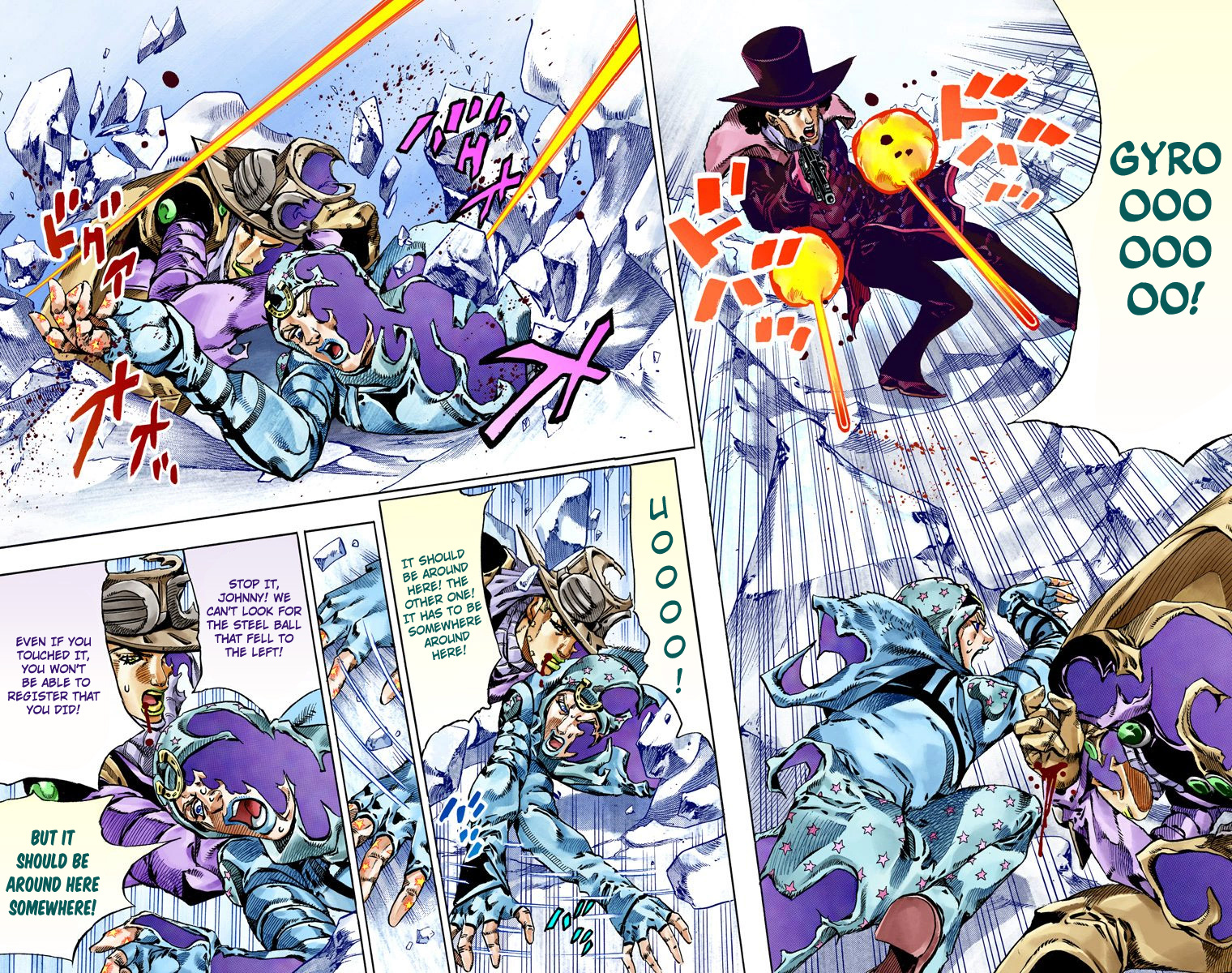 JoJo's Bizarre Adventure Steel Ball Run Colored Manga