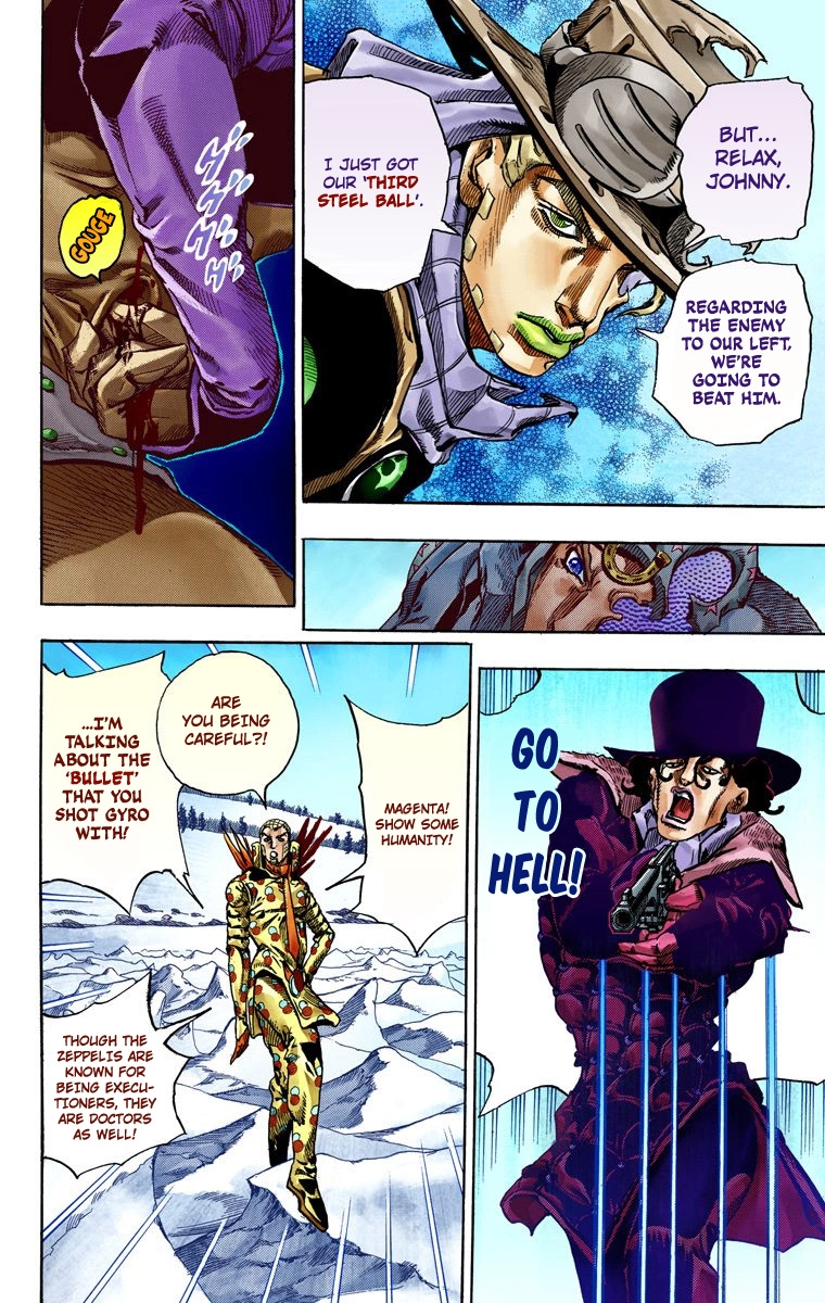 JoJo's Bizarre Adventure Steel Ball Run Colored Manga