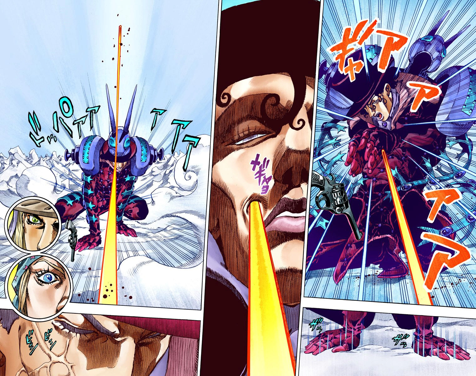 JoJo's Bizarre Adventure Steel Ball Run Colored Manga
