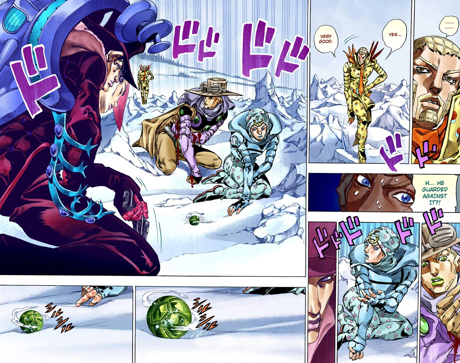 JoJo's Bizarre Adventure Steel Ball Run Colored Manga
