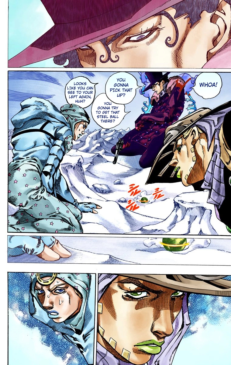 JoJo's Bizarre Adventure Steel Ball Run Colored Manga