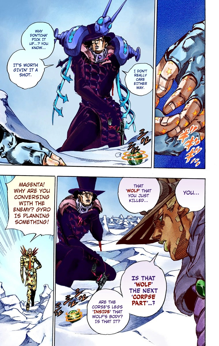 JoJo's Bizarre Adventure Steel Ball Run Colored Manga
