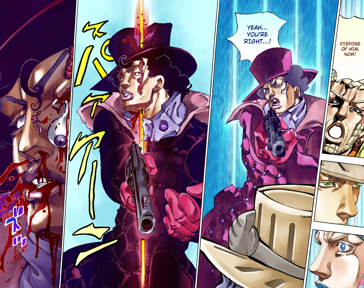 JoJo's Bizarre Adventure Steel Ball Run Colored Manga