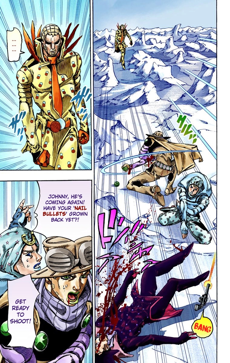 JoJo's Bizarre Adventure Steel Ball Run Colored Manga