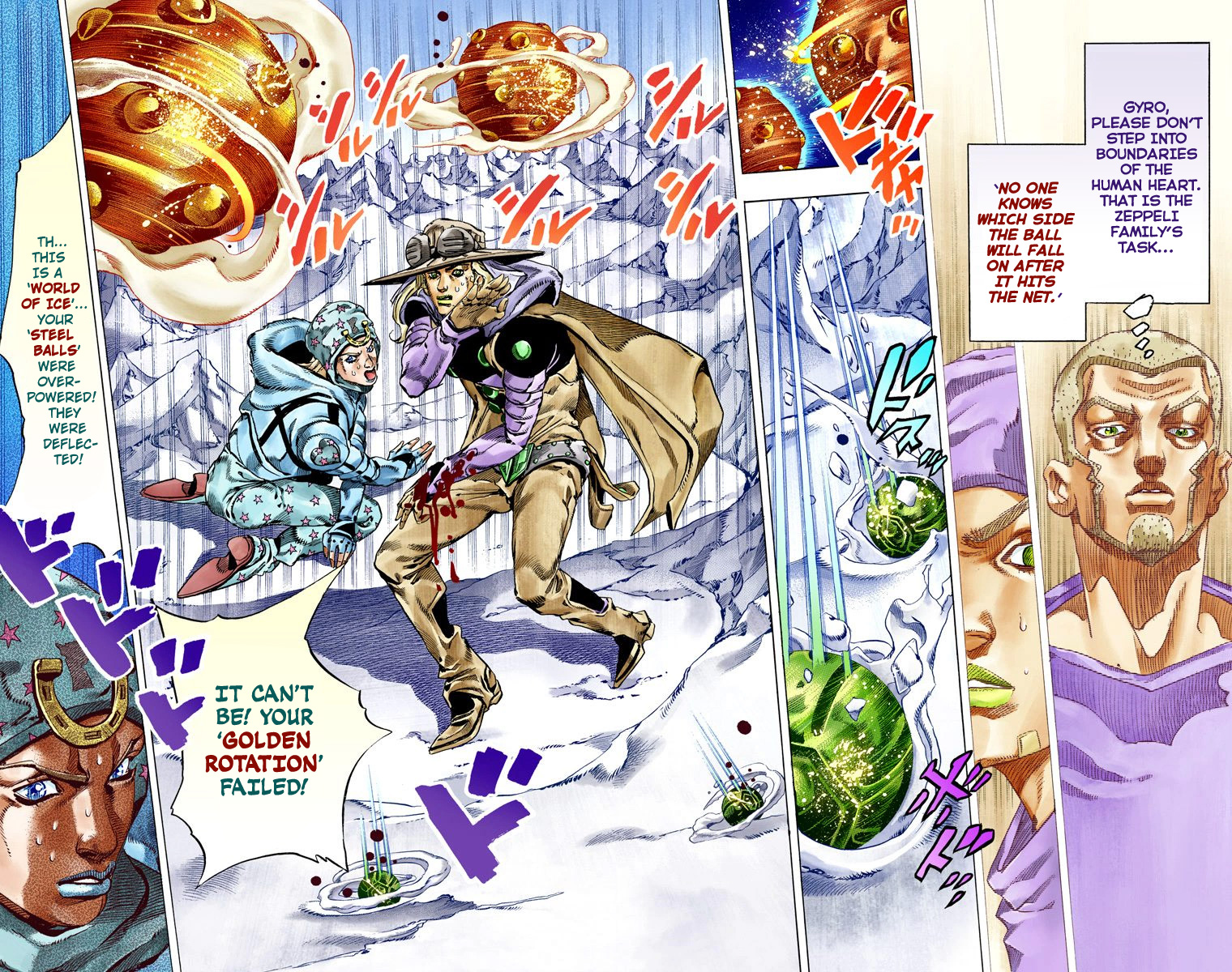JoJo's Bizarre Adventure Steel Ball Run Colored Manga