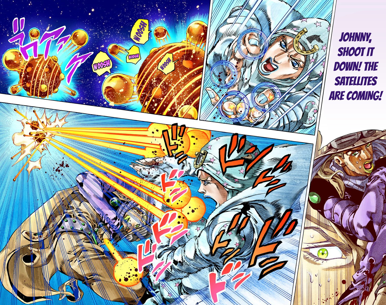 JoJo's Bizarre Adventure Steel Ball Run Colored Manga