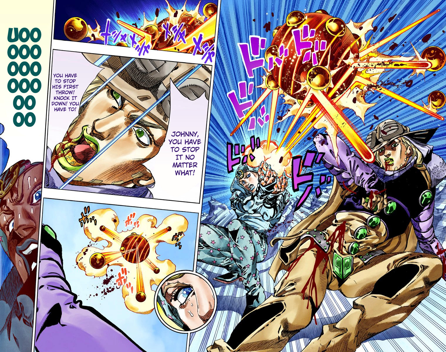 JoJo's Bizarre Adventure Steel Ball Run Colored Manga