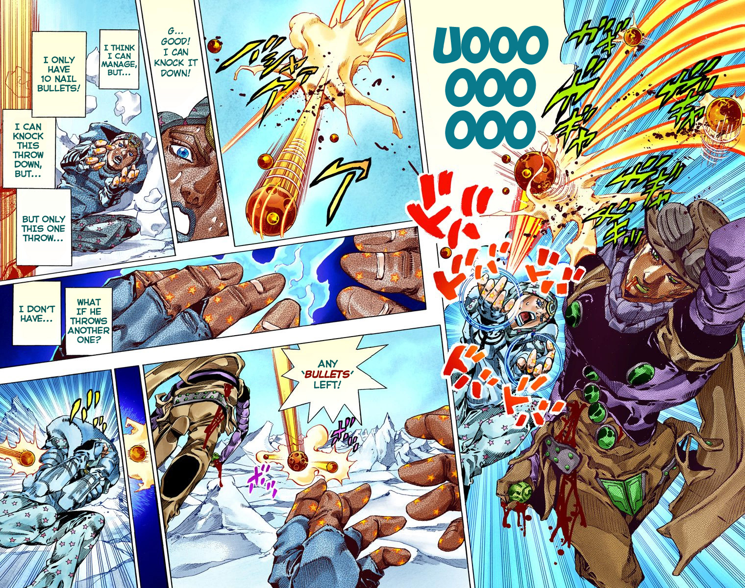 JoJo's Bizarre Adventure Steel Ball Run Colored Manga