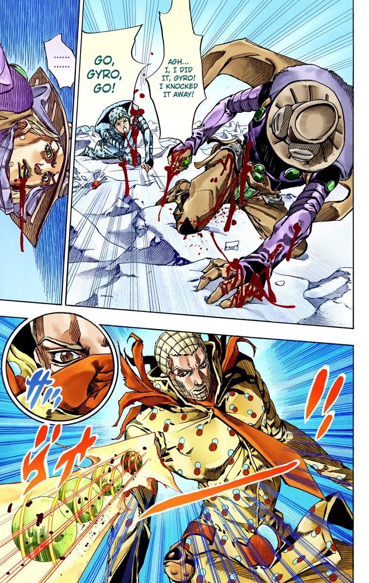 JoJo's Bizarre Adventure Steel Ball Run Colored Manga