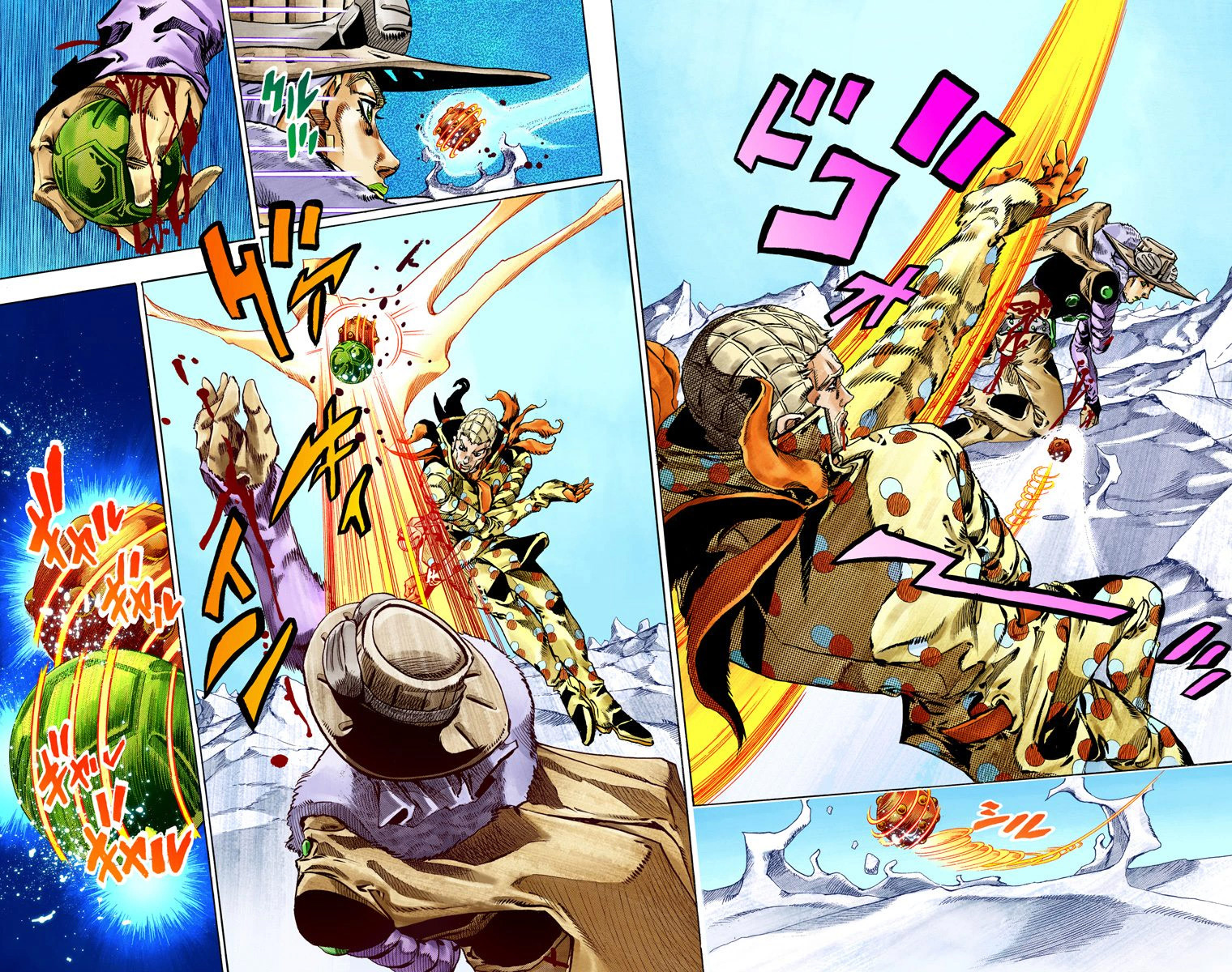 JoJo's Bizarre Adventure Steel Ball Run Colored Manga