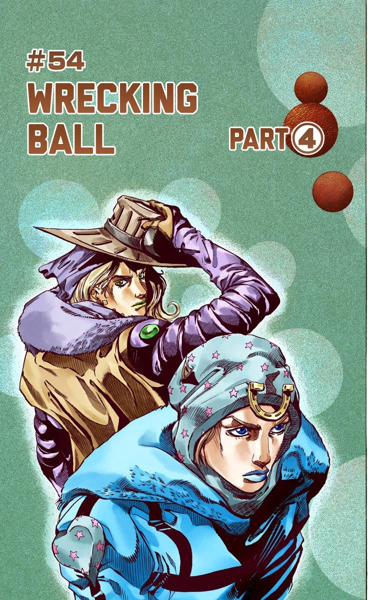 JoJo's Bizarre Adventure Steel Ball Run Colored Manga