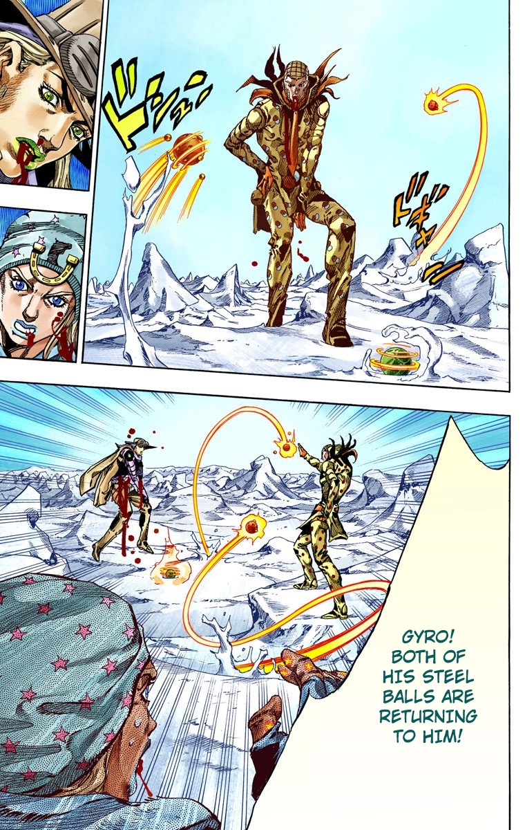 JoJo's Bizarre Adventure Steel Ball Run Colored Manga