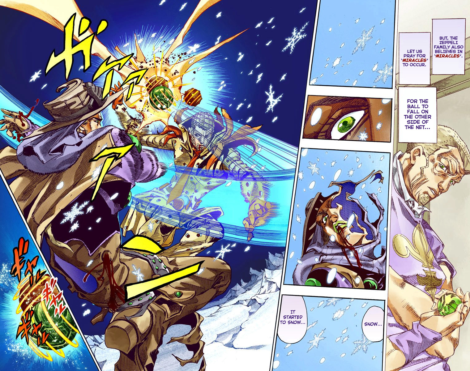 JoJo's Bizarre Adventure Steel Ball Run Colored Manga