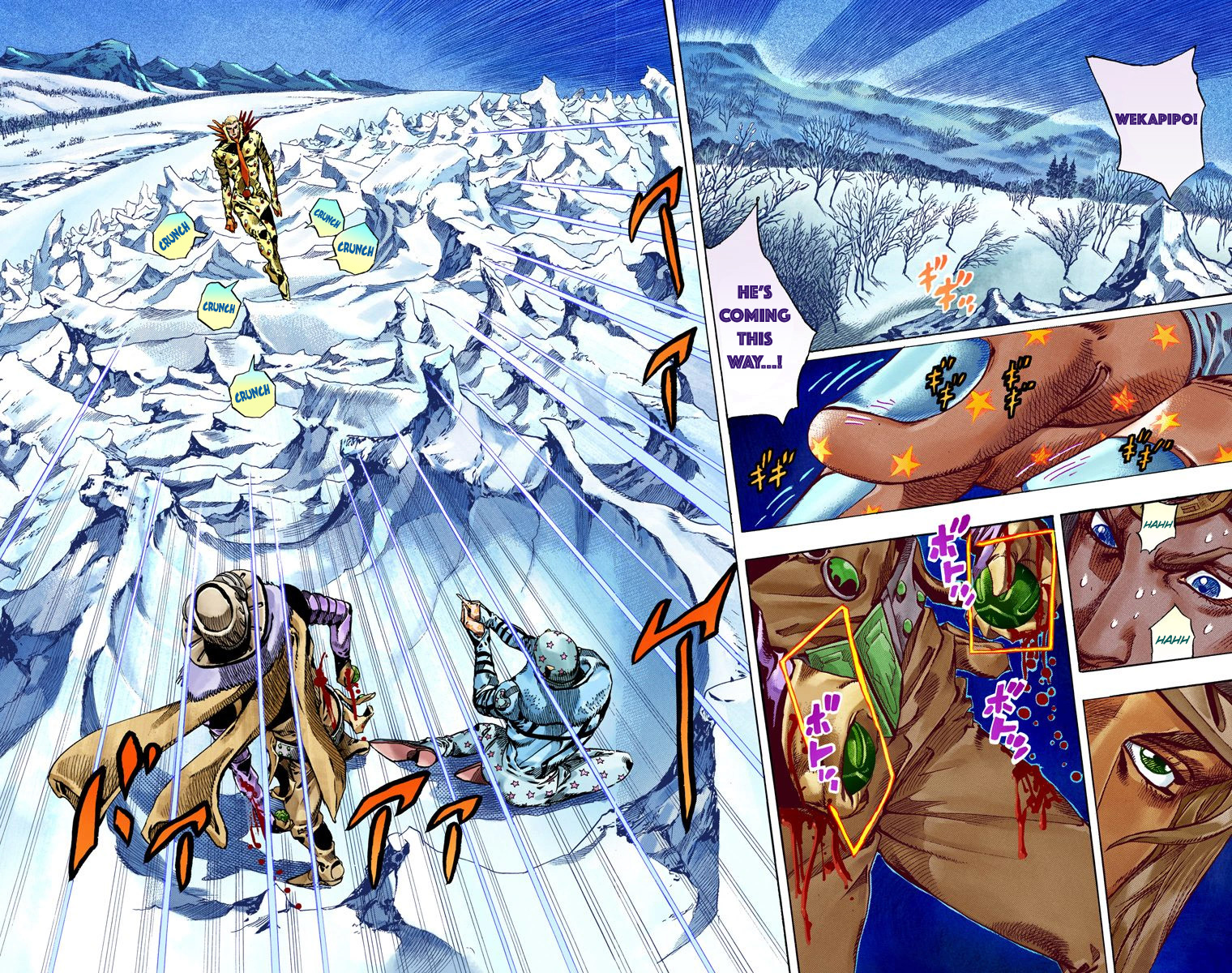 JoJo's Bizarre Adventure Steel Ball Run Colored Manga