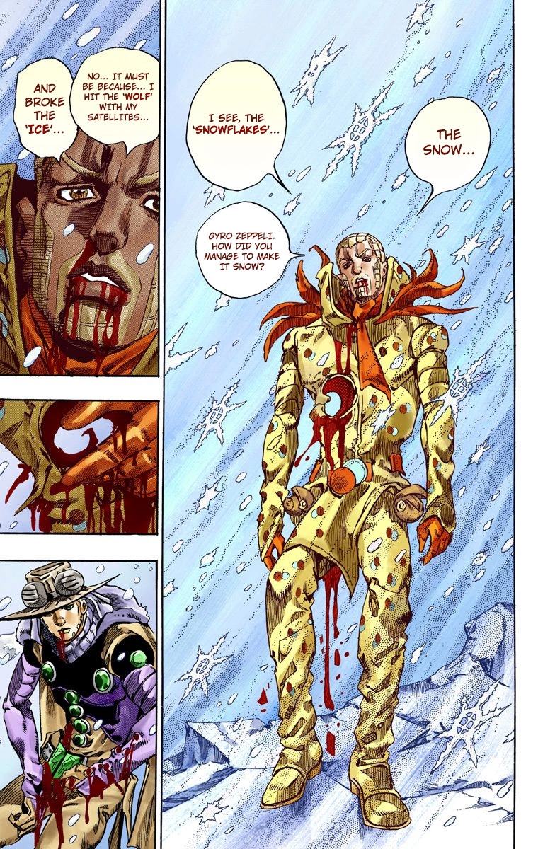 JoJo's Bizarre Adventure Steel Ball Run Colored Manga