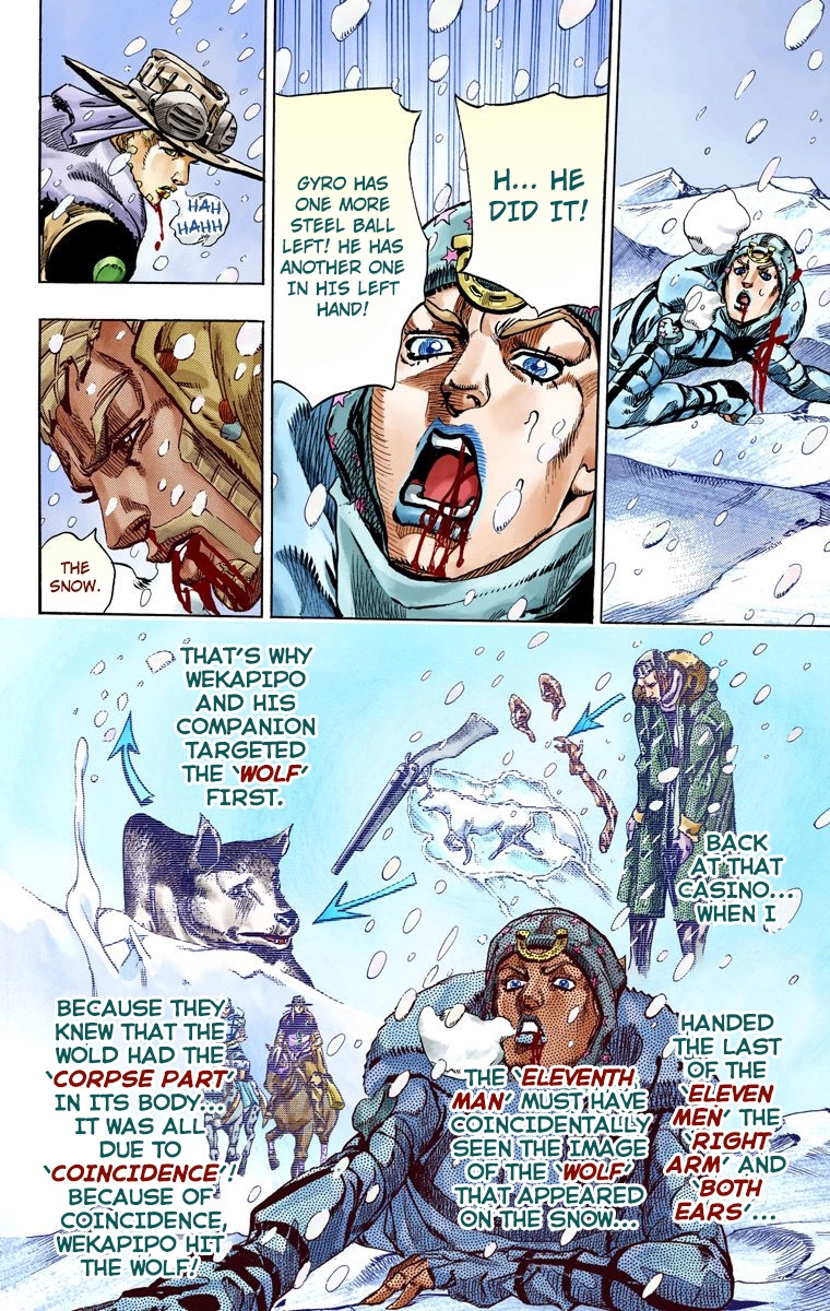 JoJo's Bizarre Adventure Steel Ball Run Colored Manga
