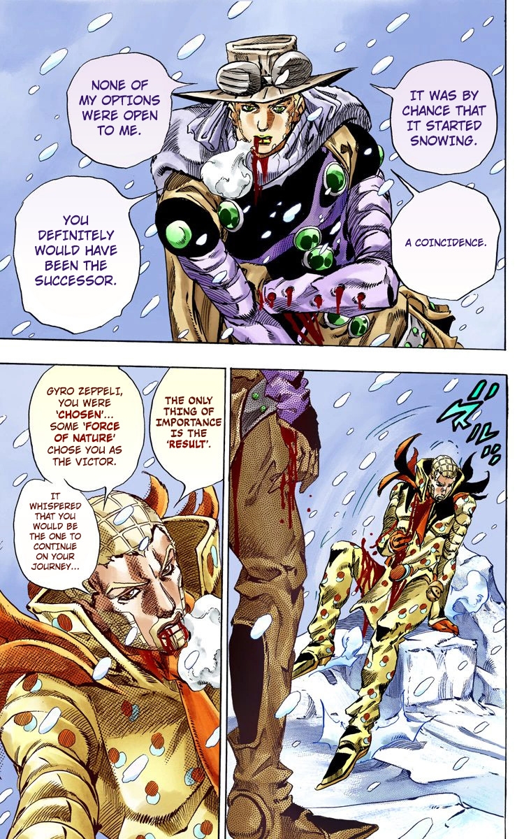 JoJo's Bizarre Adventure Steel Ball Run Colored Manga