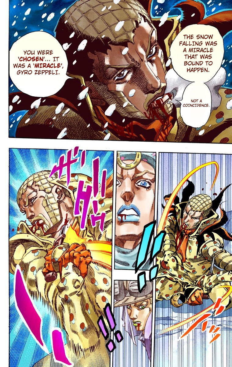 JoJo's Bizarre Adventure Steel Ball Run Colored Manga