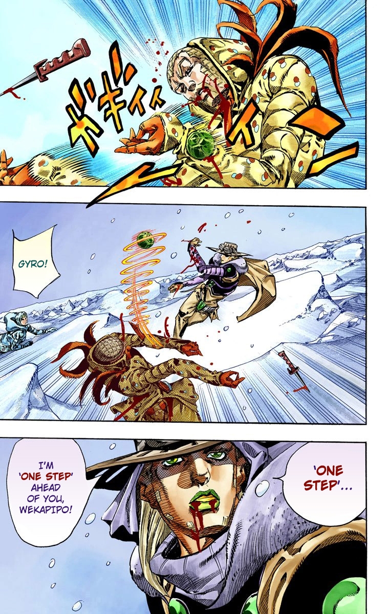 JoJo's Bizarre Adventure Steel Ball Run Colored Manga