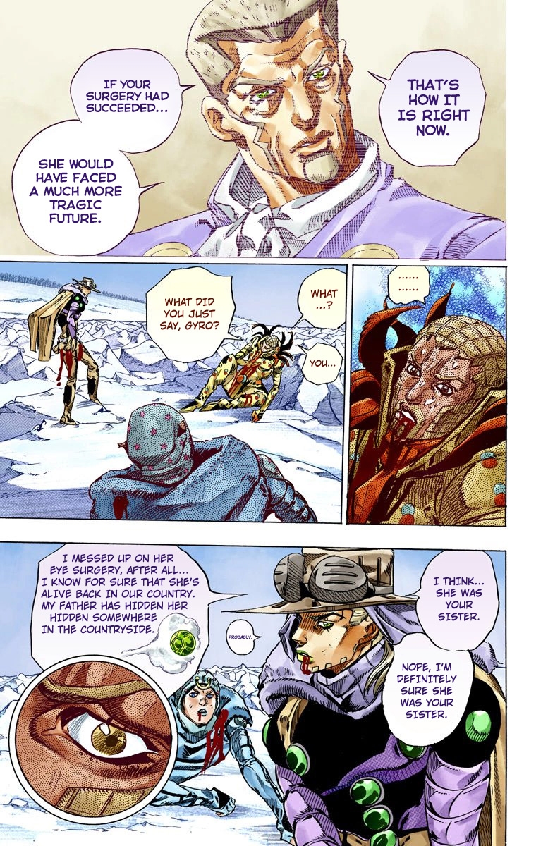 JoJo's Bizarre Adventure Steel Ball Run Colored Manga