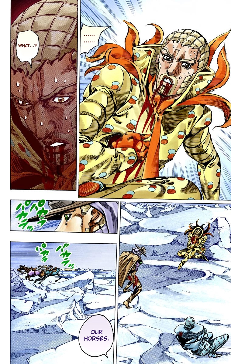 JoJo's Bizarre Adventure Steel Ball Run Colored Manga