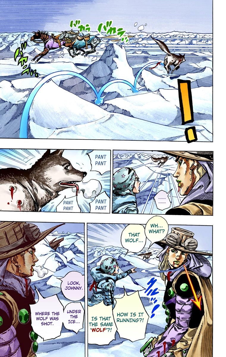 JoJo's Bizarre Adventure Steel Ball Run Colored Manga