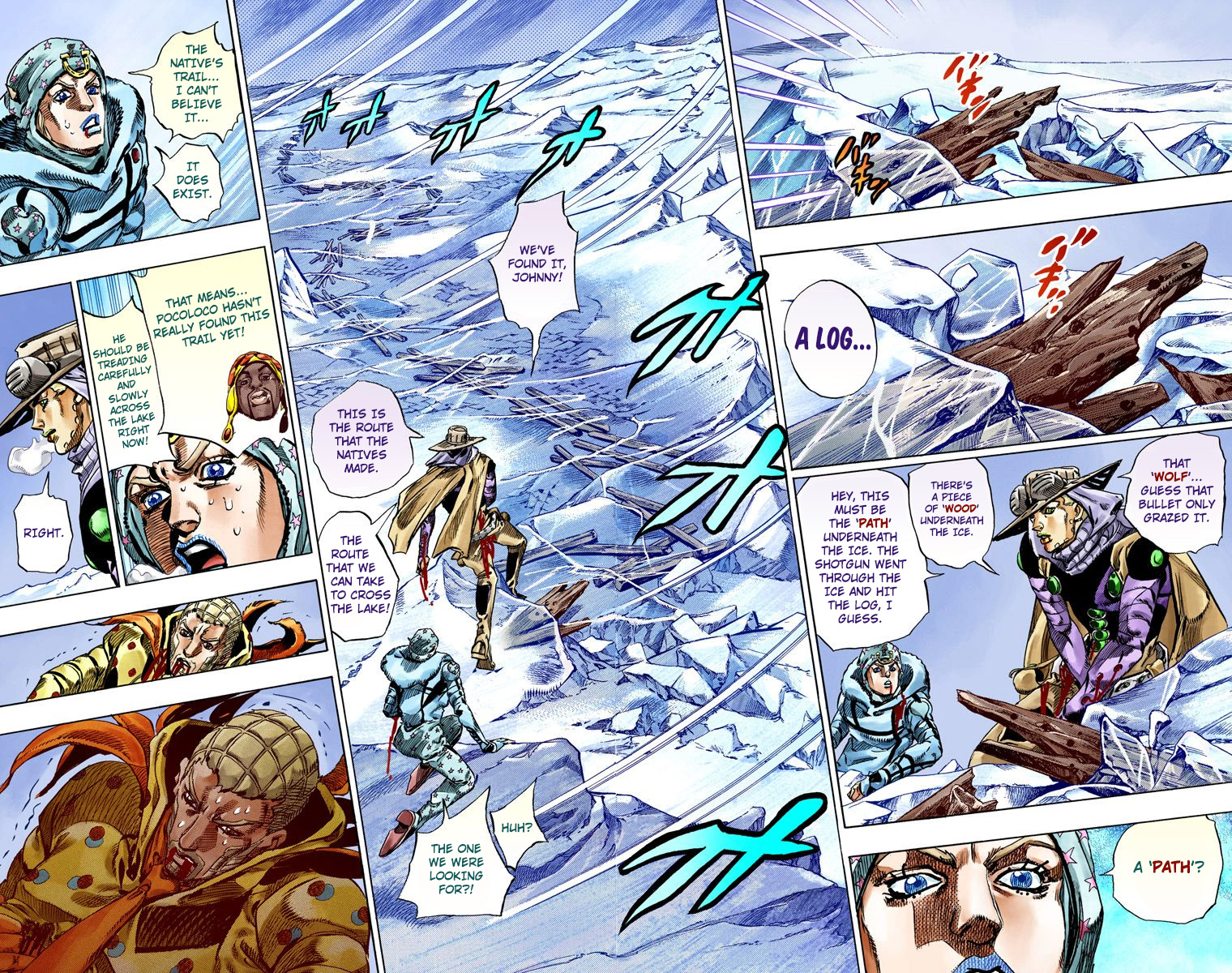 JoJo's Bizarre Adventure Steel Ball Run Colored Manga