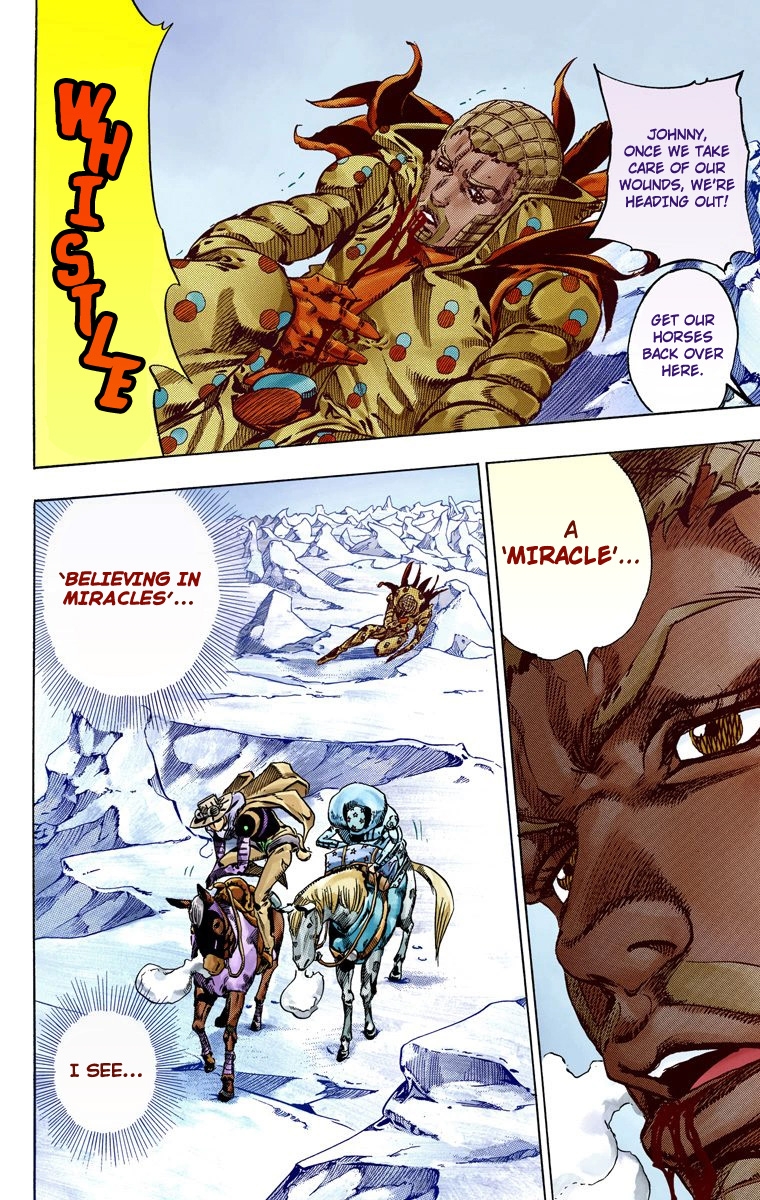 JoJo's Bizarre Adventure Steel Ball Run Colored Manga