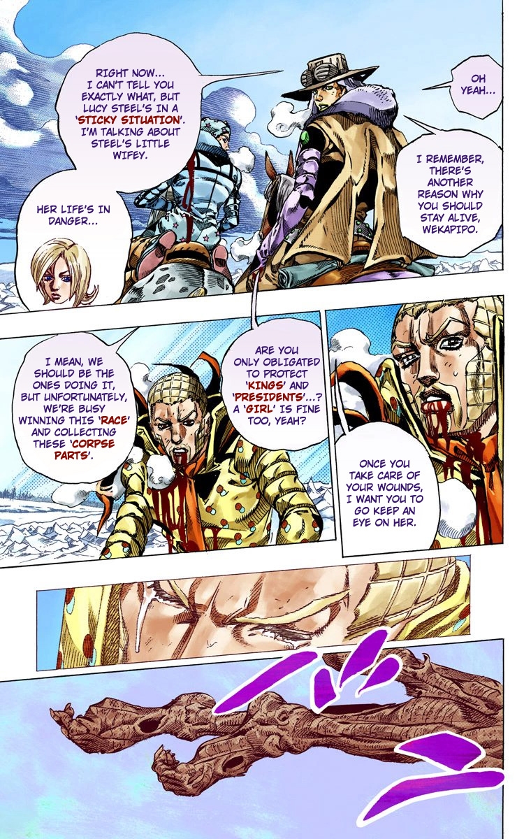 JoJo's Bizarre Adventure Steel Ball Run Colored Manga