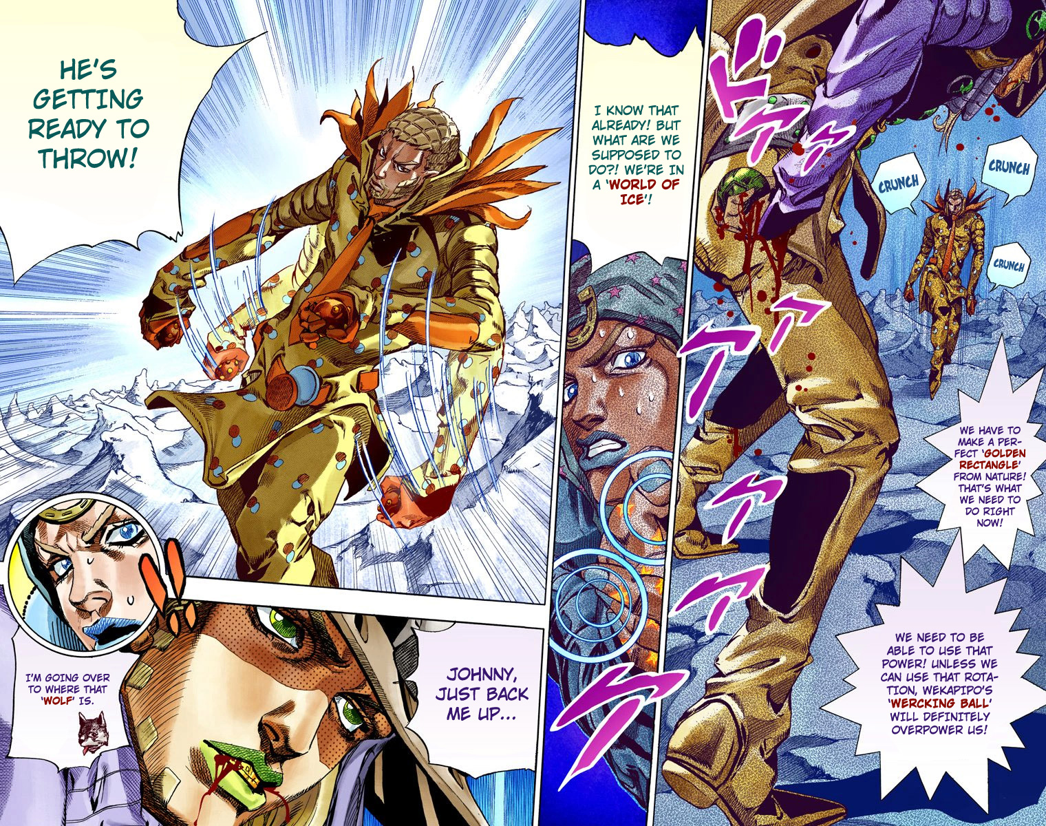 JoJo's Bizarre Adventure Steel Ball Run Colored Manga