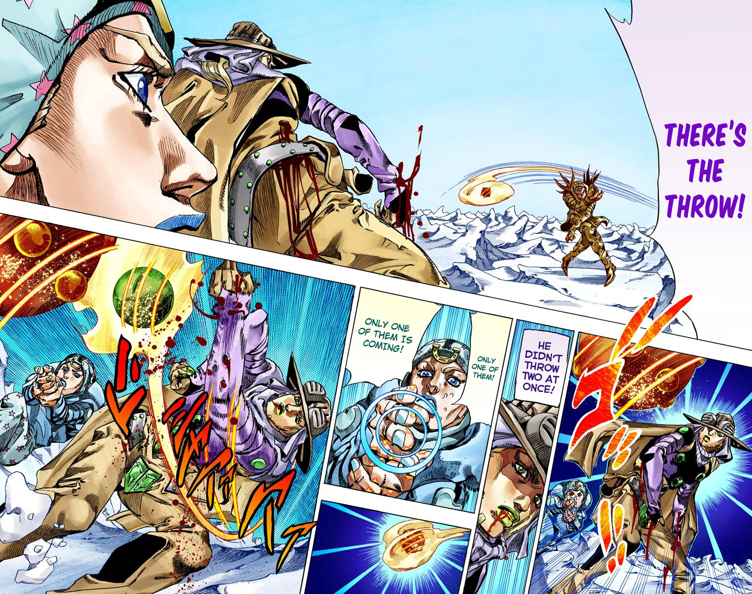 JoJo's Bizarre Adventure Steel Ball Run Colored Manga