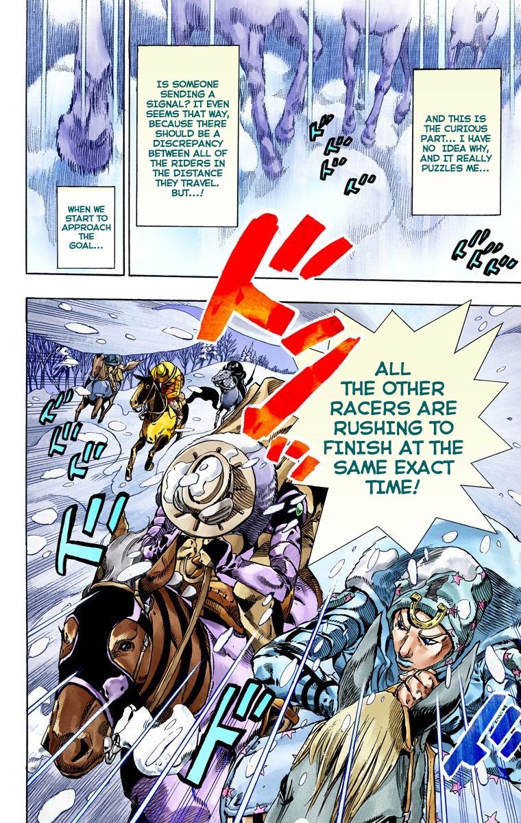 JoJo's Bizarre Adventure Steel Ball Run Colored Manga