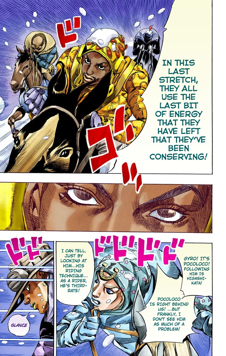 JoJo's Bizarre Adventure Steel Ball Run Colored Manga