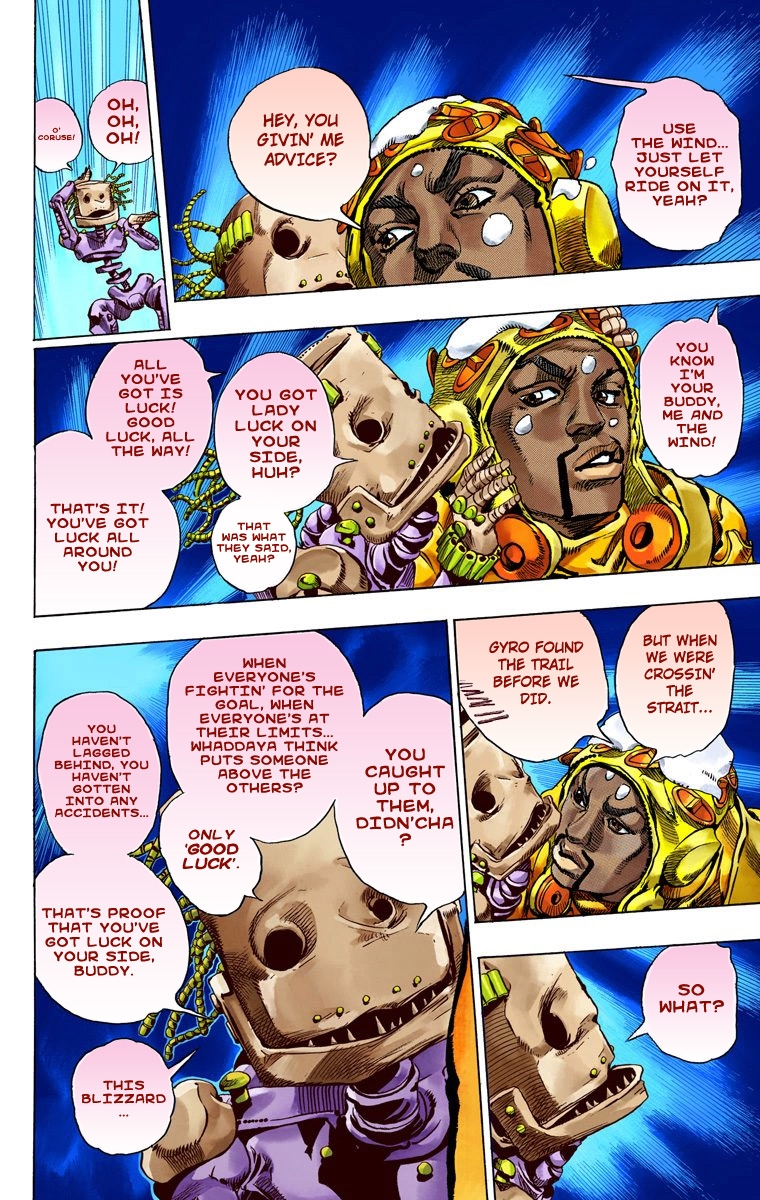 JoJo's Bizarre Adventure Steel Ball Run Colored Manga