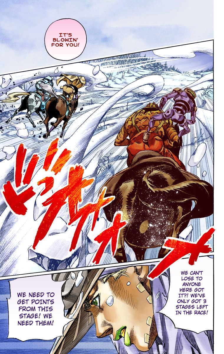 JoJo's Bizarre Adventure Steel Ball Run Colored Manga