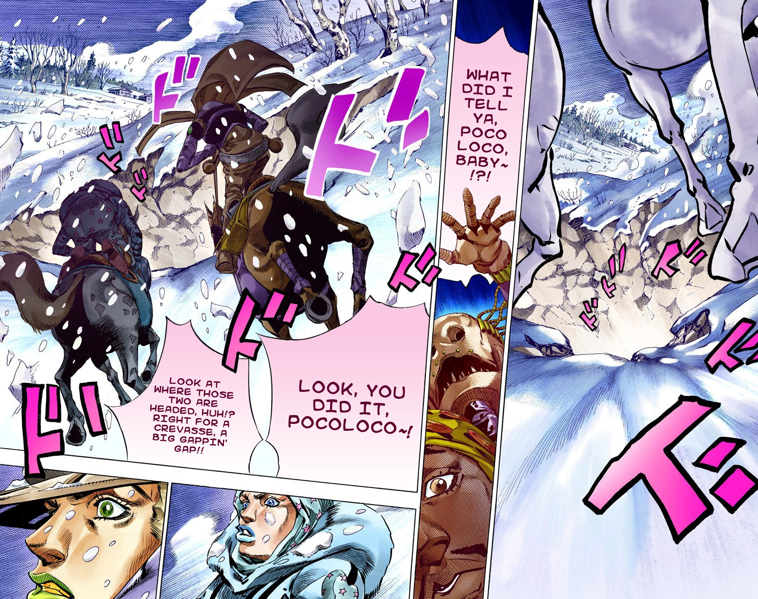 JoJo's Bizarre Adventure Steel Ball Run Colored Manga